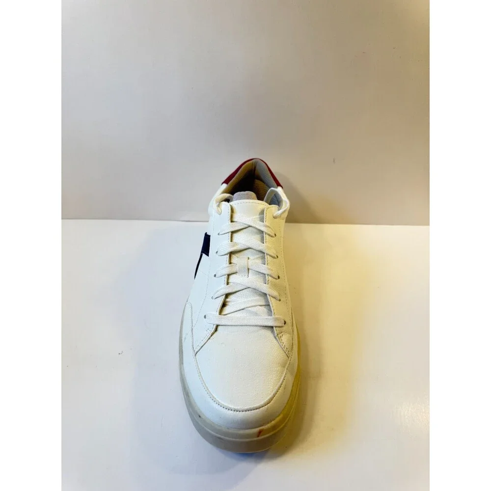 Dr Scholls Mens Sneakers Madison White Black Leather US 13
